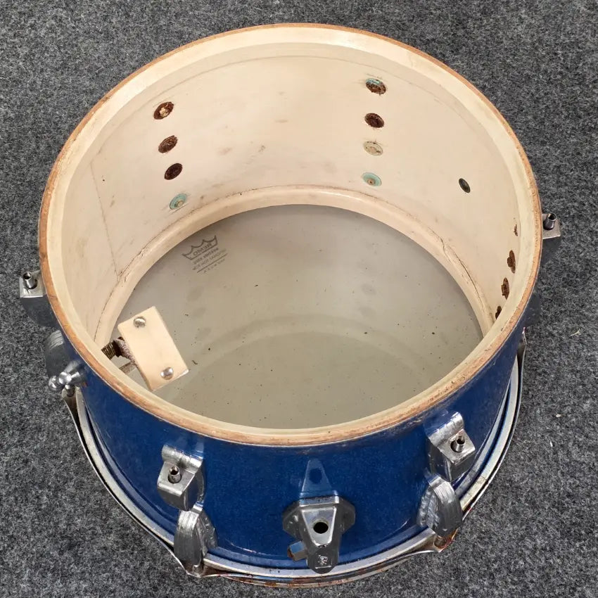 Used Vintage Ludwig Tom 13x9 Blue Sparkle - Fair - Drum Center Of Portsmouth