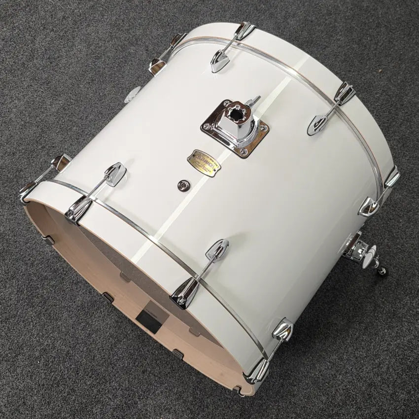 Used Yamaha Stage Custom Bass Drum 22x17 Pure White - Very Good - Drum Center Of Portsmouth