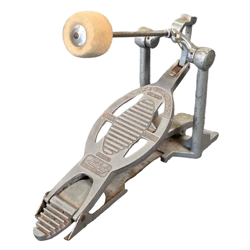 Used Vintage Ludwig Speed King Bass Drum Pedal - Fair - Drum Center Of Portsmouth