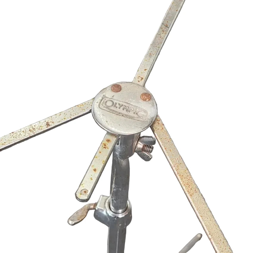 Used Vintage Premier Olympic Flat Based Snare Drum Stand - Fair - Drum Center Of Portsmouth