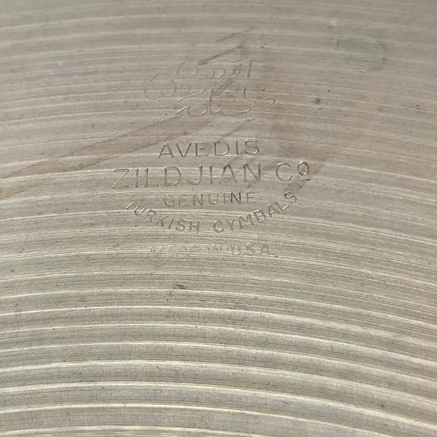 Used Vintage Zildjian A Medium Ride Cymbal 22" 3308 grams - Good - Drum Center Of Portsmouth