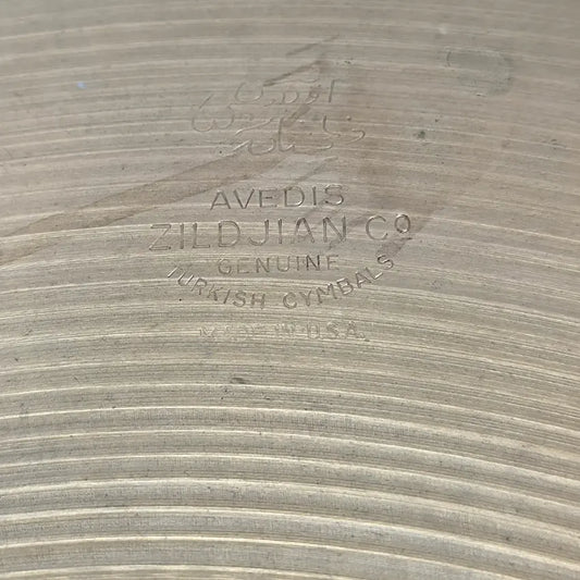 Used Vintage Zildjian A Medium Ride Cymbal 22" 3308 grams - Good - Drum Center Of Portsmouth