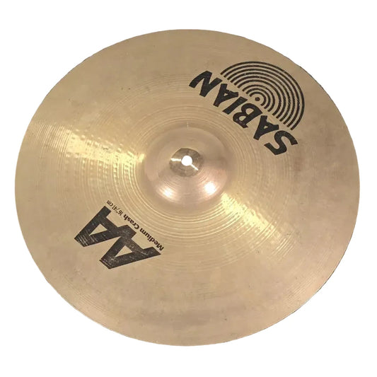 Used Sabian AA Medium Crash Cymbal 16 - Good - Drum Center Of Portsmouth