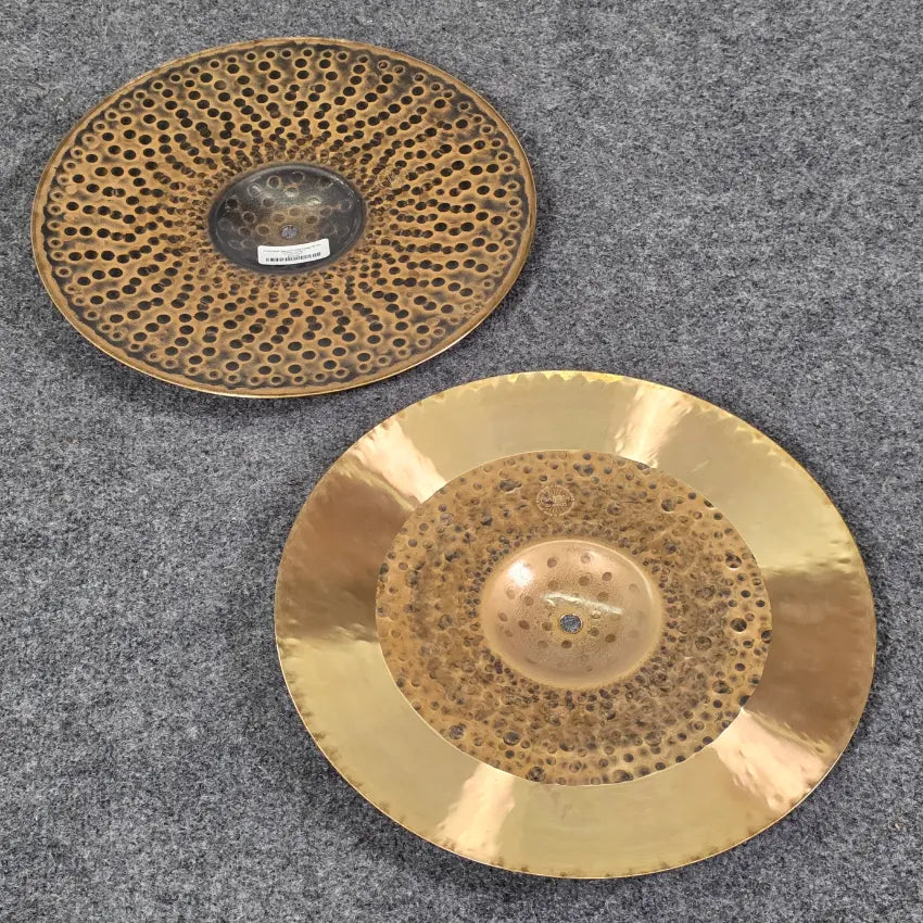 Used Paiste Signature Dark Energy Hi Hat Cymbals 14" Mk I - Excellent - Drum Center Of Portsmouth