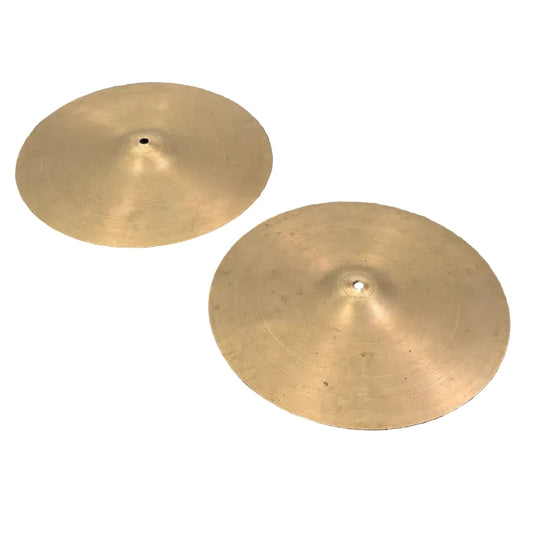 Used Vintage Zildjian Hi Hat Cymbals 14 - Fair - Drum Center Of Portsmouth
