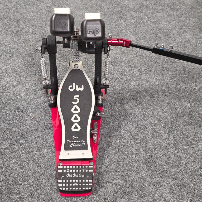Used DW 5000 Lefty Double Bass Drum Pedal with Case - Good - Drum Center Of Portsmouth