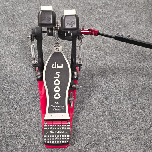 Used DW 5000 Lefty Double Bass Drum Pedal with Case - Good - Drum Center Of Portsmouth