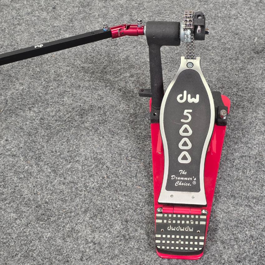Used DW 5000 Lefty Double Bass Drum Pedal with Case - Good - Drum Center Of Portsmouth