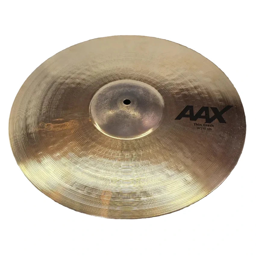 Used Sabian AAX Brilliant Thin Crash Cymbal 16 - Very Good - Drum Center Of Portsmouth