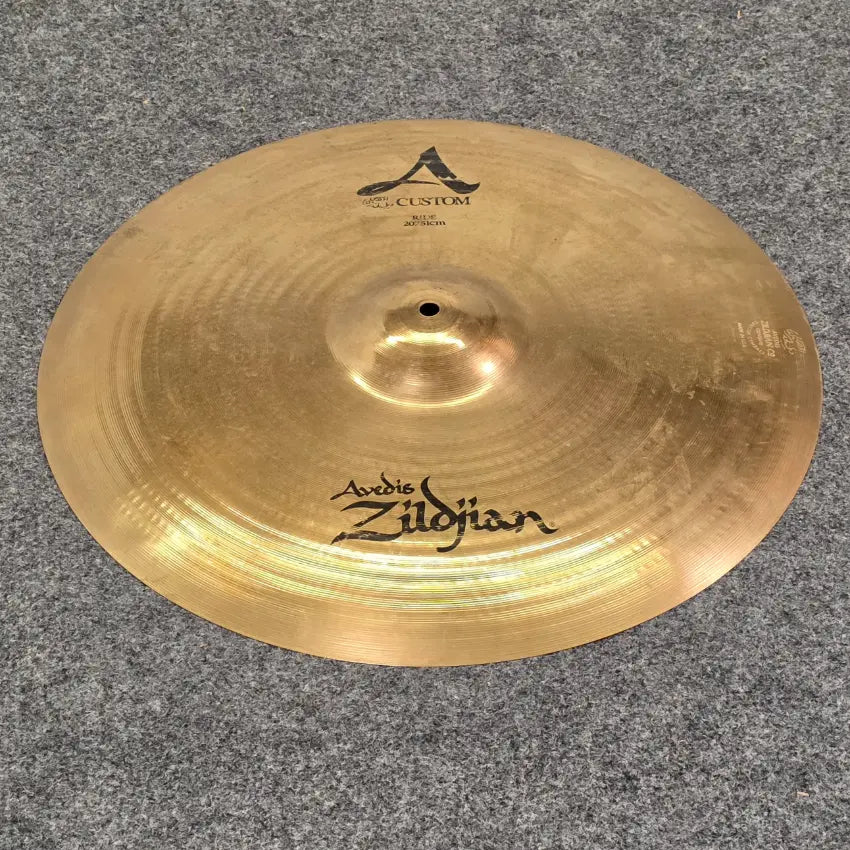 Used Zildjian A Custom Ride Cymbal 20" - Good - Drum Center Of Portsmouth