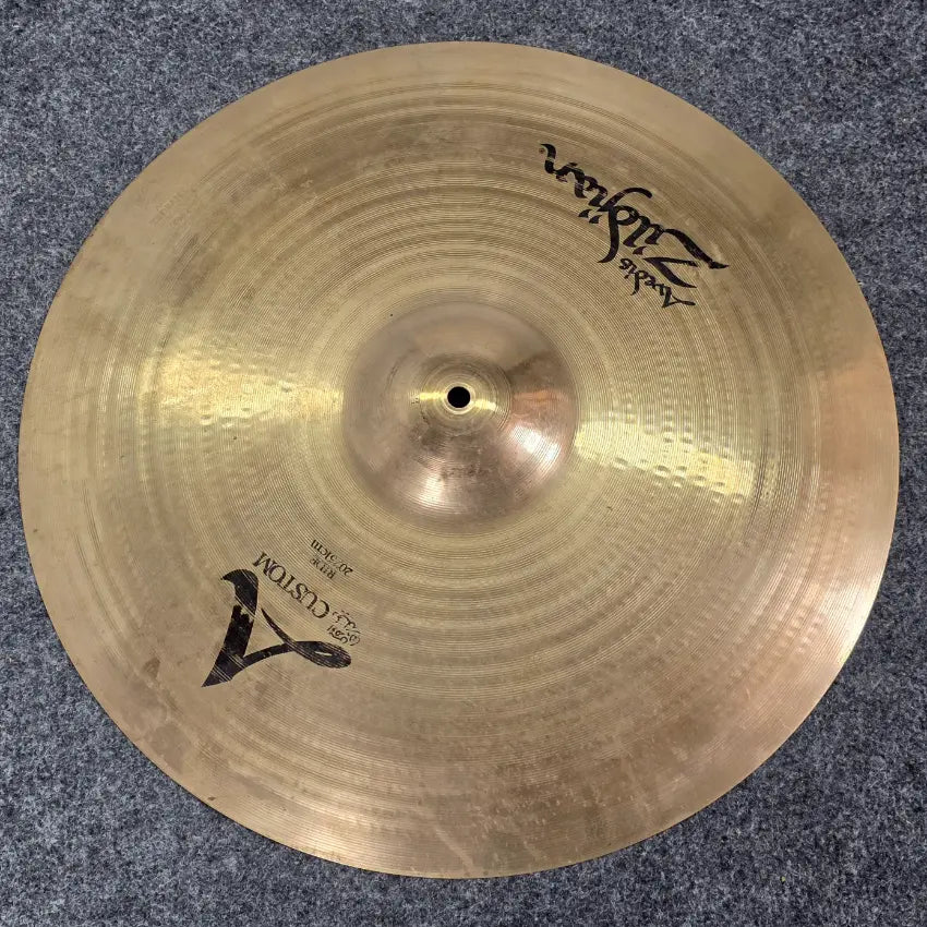 Used Zildjian A Custom Ride Cymbal 20" - Good - Drum Center Of Portsmouth