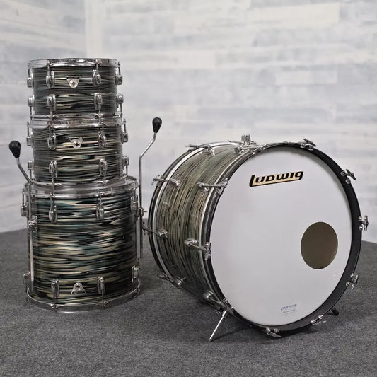 Used Vintage Ludwig Standard 4pc Drum Kit Strata Finish - Good - Drum Center Of Portsmouth