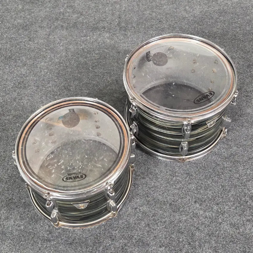 Used Vintage Ludwig Standard 4pc Drum Kit Strata Finish - Good - Drum Center Of Portsmouth