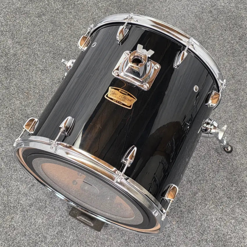 Used Yamaha MIJ Manu Katche 4pc Drum Set Piano Black - Very Good - Drum Center Of Portsmouth