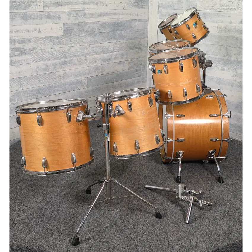Used Vintage Ludwig 7pc Drum Set Thermogloss - Fair - Drum Center Of Portsmouth