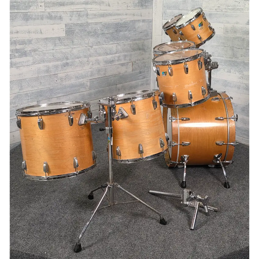 Used Vintage Ludwig 7pc Drum Set Thermogloss - Fair - Drum Center Of Portsmouth