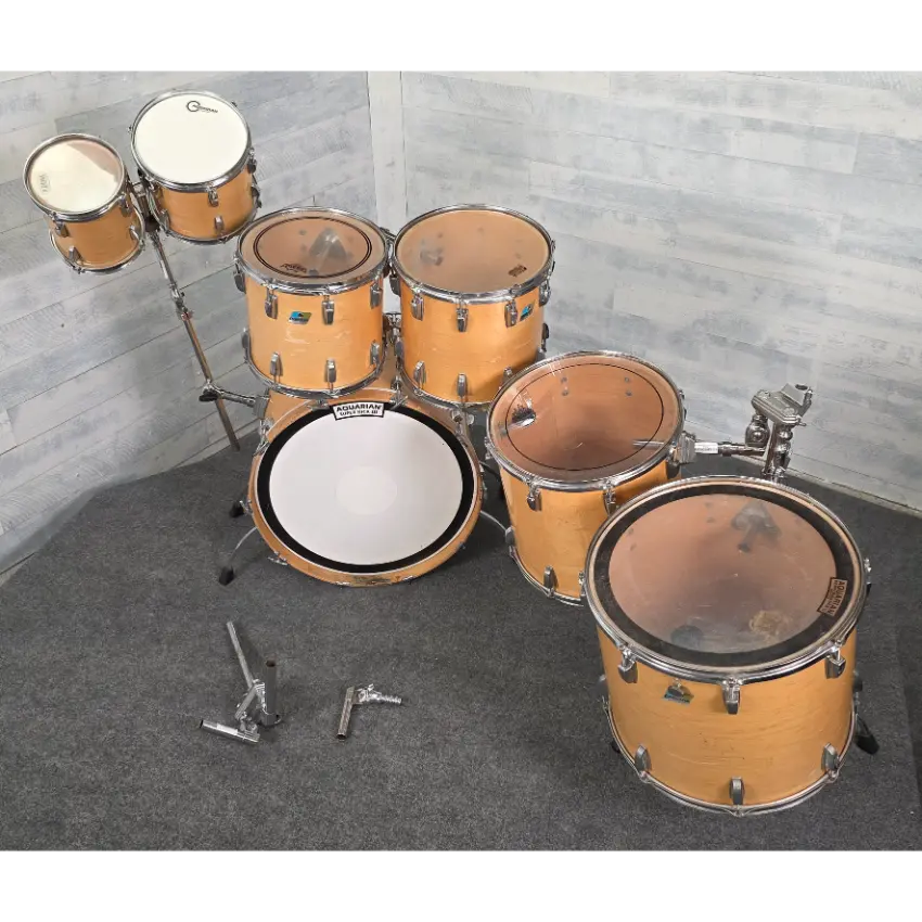Used Vintage Ludwig 7pc Drum Set Thermogloss - Fair - Drum Center Of Portsmouth