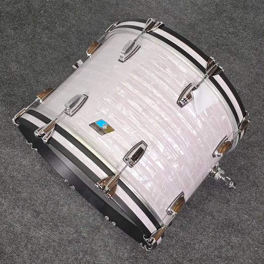 Used Ludwig Classic Maple 3pc Drum Set 70s White Marine Pearl - Very Good - Drum Center Of Portsmouth