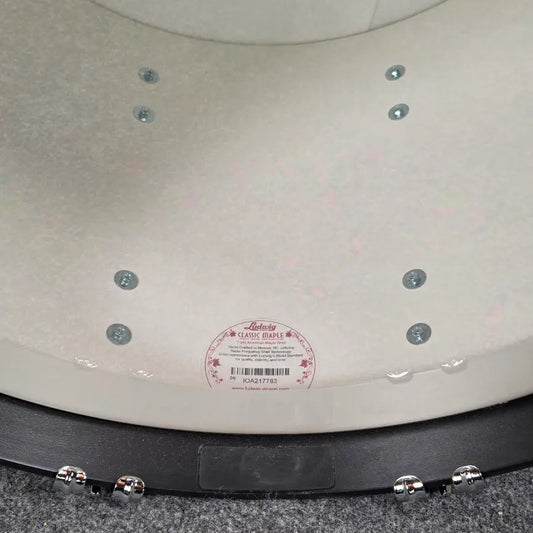 Used Ludwig Classic Maple 3pc Drum Set 70s White Marine Pearl - Very Good - Drum Center Of Portsmouth
