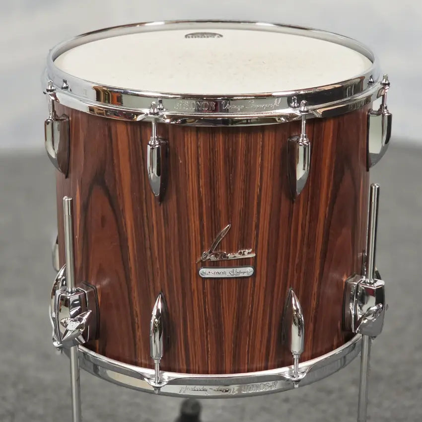 Used Sonor Vintage 4pc Drum Set Rosewood Semi Gloss - Good - Drum Center Of Portsmouth