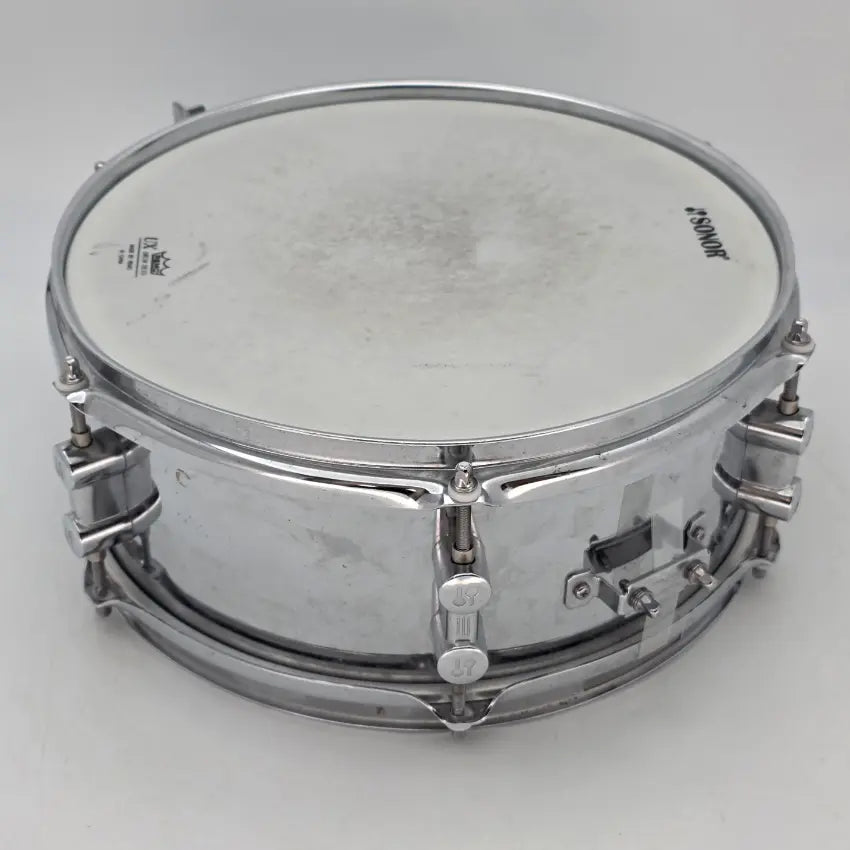 Used Sonor Martini Steel Snare Drum 12x5 - Fair - Drum Center Of Portsmouth