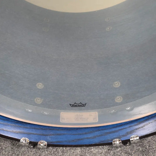 Used Ludwig Classic Oak 4pc Drum Set Blue Burst - Very Good - Drum Center Of Portsmouth