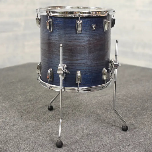 Used Ludwig Classic Oak 4pc Drum Set Blue Burst - Very Good - Drum Center Of Portsmouth