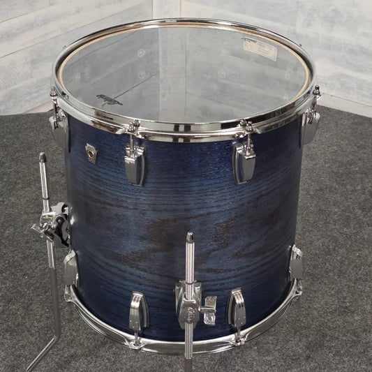 Used Ludwig Classic Oak 4pc Drum Set Blue Burst - Very Good - Drum Center Of Portsmouth