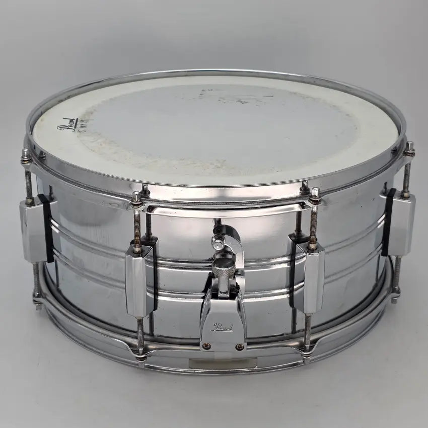 Used Pearl Export Steel Shell Snare Drum 14x6.5 - Good - Drum Center Of Portsmouth