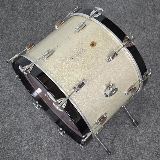 Used Vintage Ludwig 2pc Drum Set Silver Sparkle - Good - Drum Center Of Portsmouth