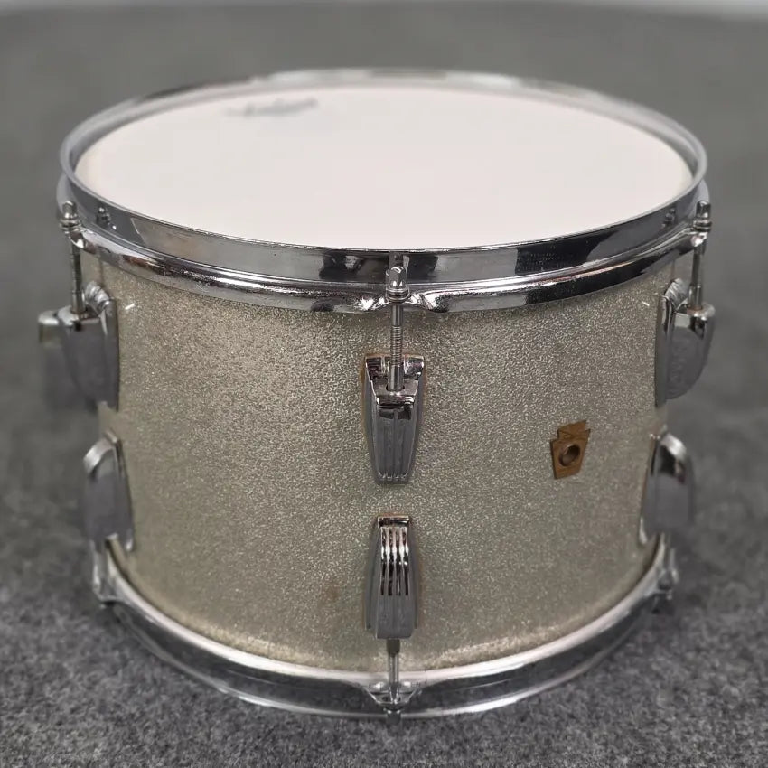 Used Vintage Ludwig 2pc Drum Set Silver Sparkle - Good - Drum Center Of Portsmouth