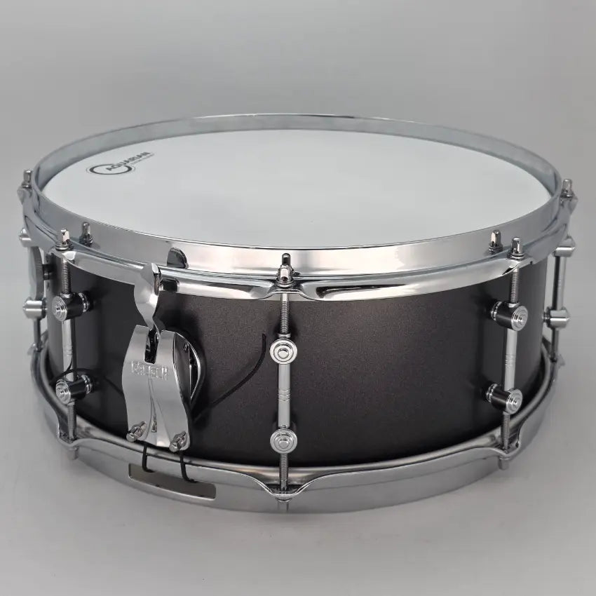 Used Gretsch Brooklyn Standard Snare Drum 14x5.5 Satin Black Metallic - Excellent - Drum Center Of Portsmouth