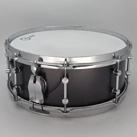Used Gretsch Brooklyn Standard Snare Drum 14x5.5 Satin Black Metallic - Excellent - Drum Center Of Portsmouth