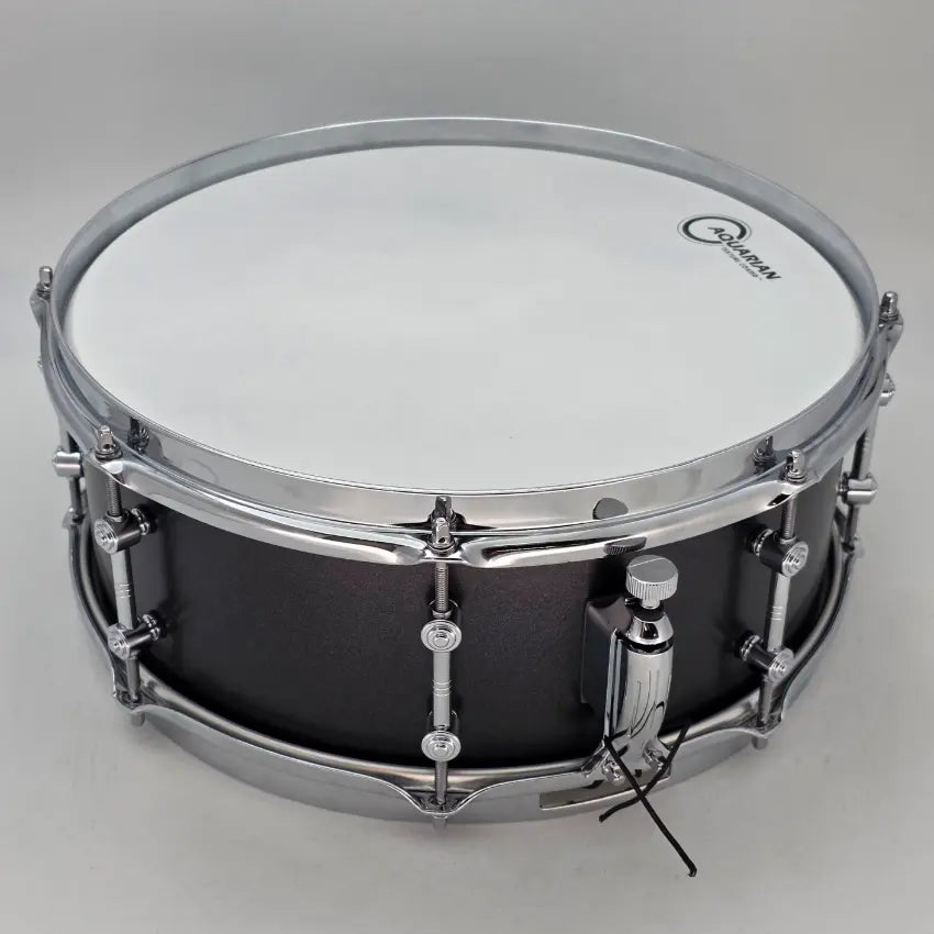 Used Gretsch Brooklyn Standard Snare Drum 14x5.5 Satin Black Metallic - Excellent - Drum Center Of Portsmouth