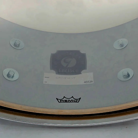 Used Gretsch Brooklyn Standard Snare Drum 14x5.5 Satin Black Metallic - Excellent - Drum Center Of Portsmouth