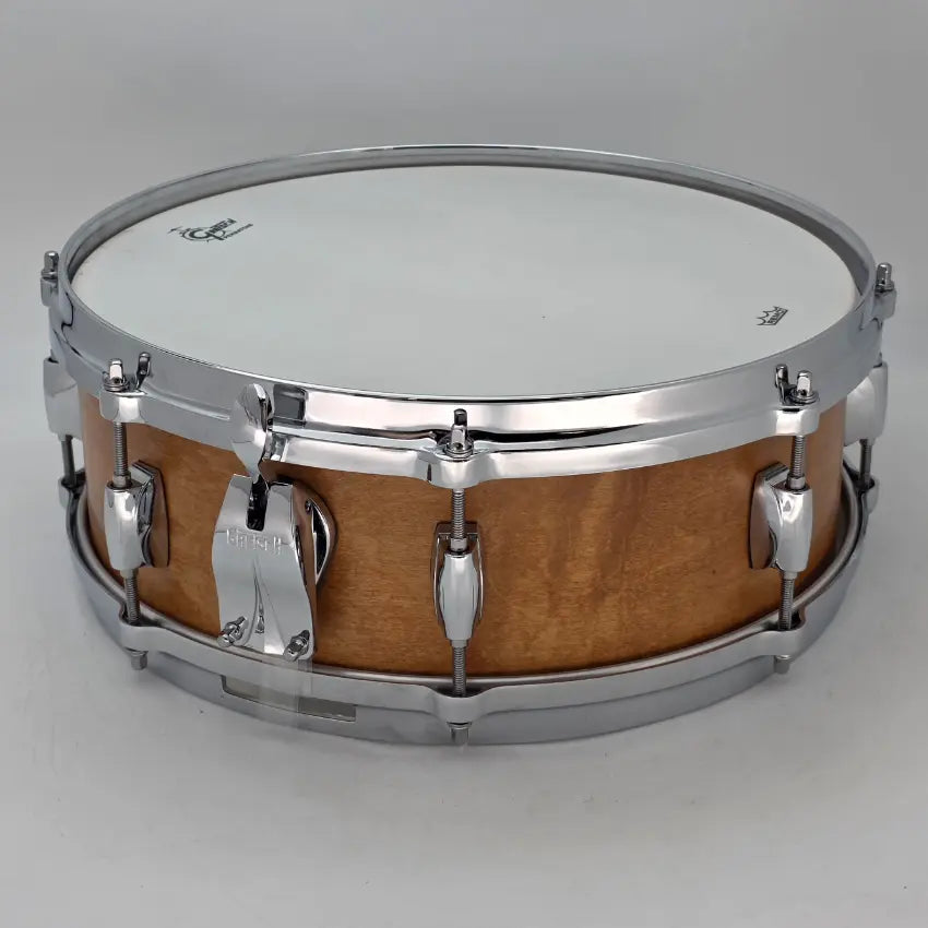 Used Gretsch USA Custom Snare Drum 14x5 Satin Antique Maple - Excellent - Drum Center Of Portsmouth