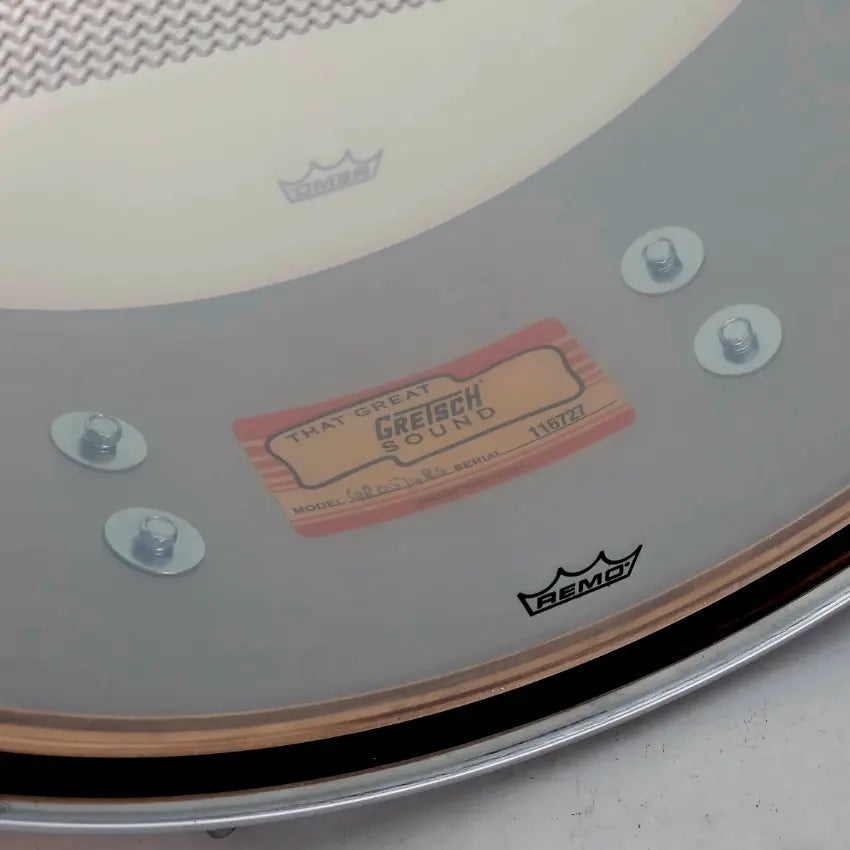 Used Gretsch USA Custom Snare Drum 14x5 Satin Antique Maple - Excellent - Drum Center Of Portsmouth
