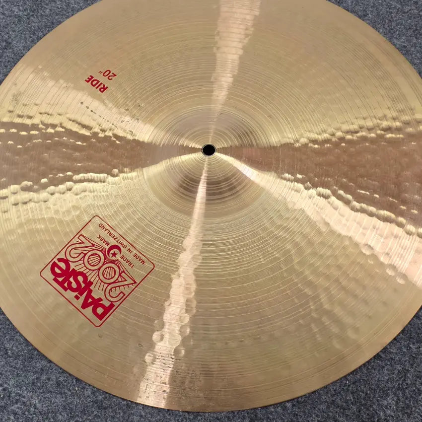 Used Paiste 2002 Ride Cymbal 20" - Good - Drum Center Of Portsmouth