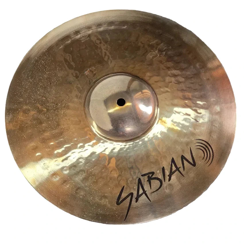 Used Sabian AAX Brilliant Medium Hi Hat Cymbals 14" - Very Good - Drum Center Of Portsmouth