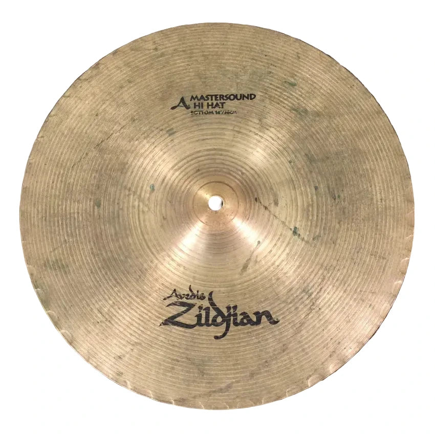 Used Zildjian A Mastersound Hi Hat Bottom Cymbal 14" - Fair - Drum Center Of Portsmouth