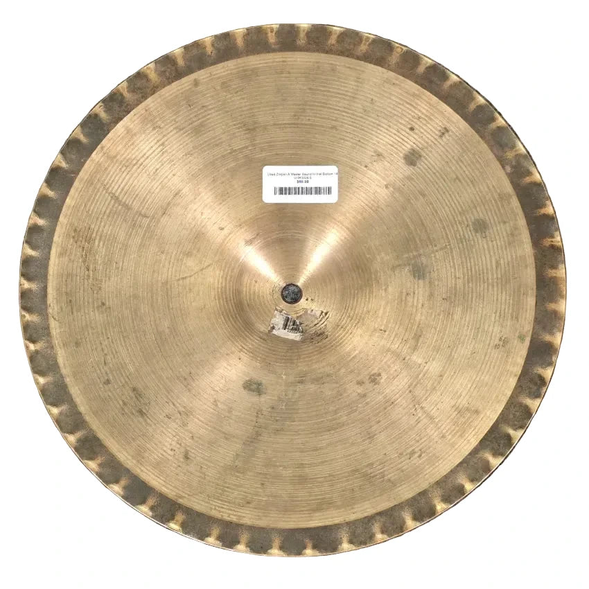 Used Zildjian A Mastersound Hi Hat Bottom Cymbal 14" - Fair - Drum Center Of Portsmouth