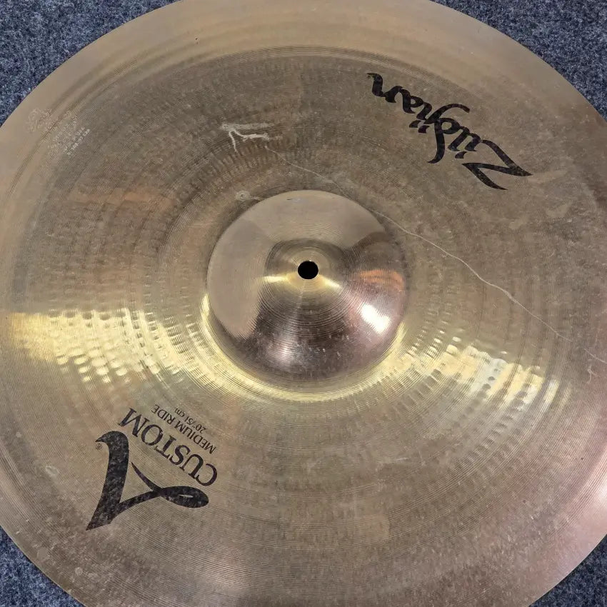 Used Zildjian A Custom Medium Ride Cymbal 20