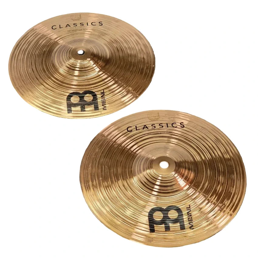 Used Meinl Classics Mini Hi Hat Cymbals 10