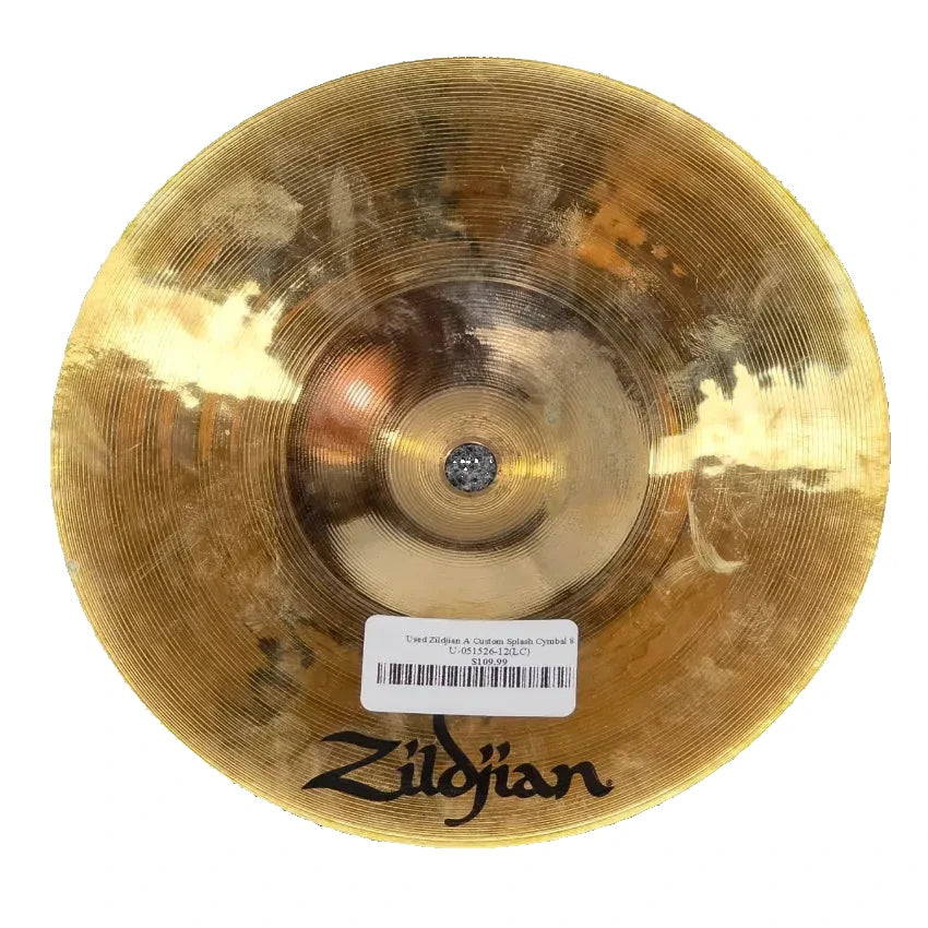 Used Zildjian A Custom Splash Cymbal 8 - Good - Drum Center Of Portsmouth
