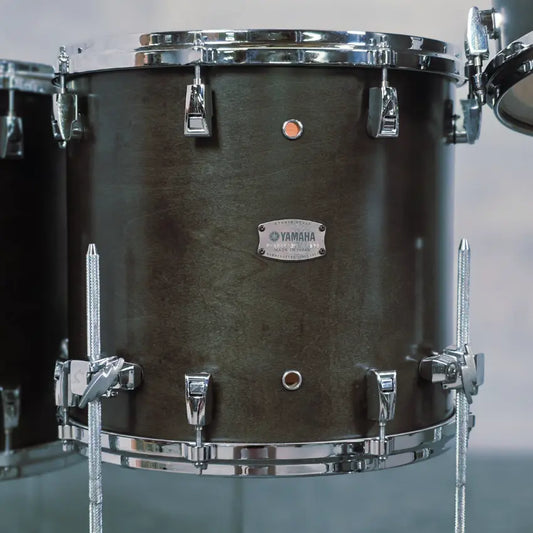 Used Yamaha PHX 5pc Drum Set Charcoal 22/10/12/14/16 Matte Black - Very Good - Drum Center Of Portsmouth