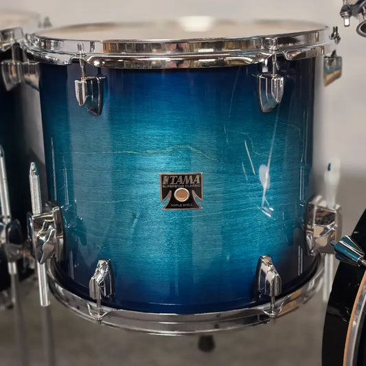 Used Tama Superstar Classic 6pc Drum Set Blue Lacquer Burst - Good - Drum Center Of Portsmouth