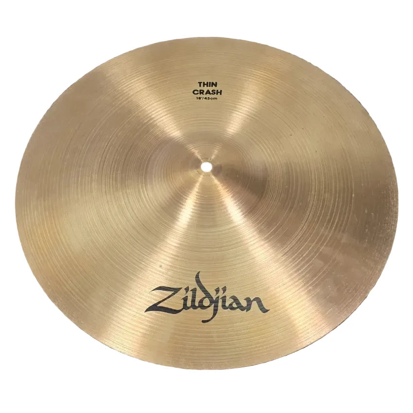 Used Vintage Zildjian A Thin Crash Cymbal 18 - Good - Drum Center Of Portsmouth
