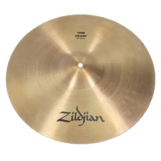 Used Vintage Zildjian A Thin Crash Cymbal 18 - Good - Drum Center Of Portsmouth