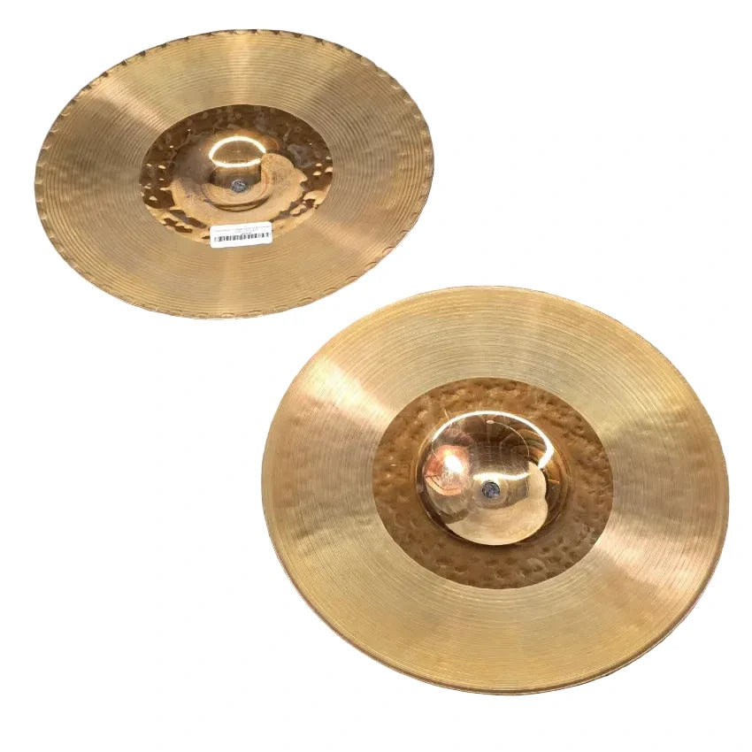 Used Zildjian K Custom Hybrid Hi Hat Cymbals 13.25 - Good - Drum Center Of Portsmouth