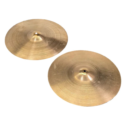 Used Vintage Zildjian A Hi Hat Cymbals 14 - Good - Drum Center Of Portsmouth
